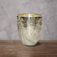 Подсвечник Ksa/5473, 20, стекло, металл, solid silver stone, ROOMERS FURNITURE