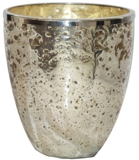 Подсвечник Ksa/5473, 20, стекло, металл, solid silver stone, ROOMERS FURNITURE