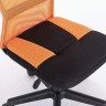 Стул офисный Brabix Smart MG-313 ткань/сетка черно-оранжевое 531844 (84670)
