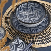 Тарелка 18578, 20,2 см, фарфор, blue, TOKYO DESIGN