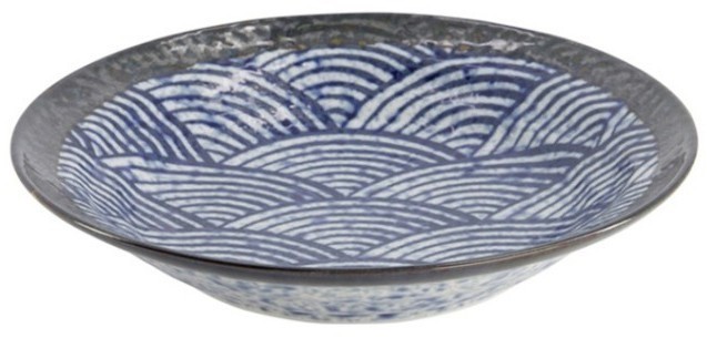 Тарелка 18578, 20,2 см, фарфор, blue, TOKYO DESIGN