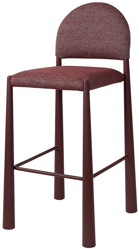 Стул барный freddi, рогожка, глинтвейн (78613)