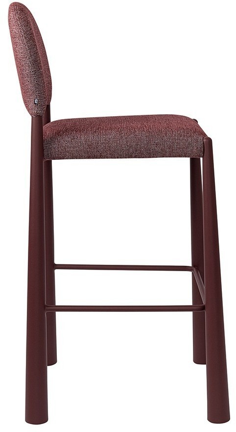 Стул барный freddi, рогожка, глинтвейн (78613)
