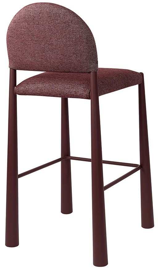 Стул барный freddi, рогожка, глинтвейн (78613)