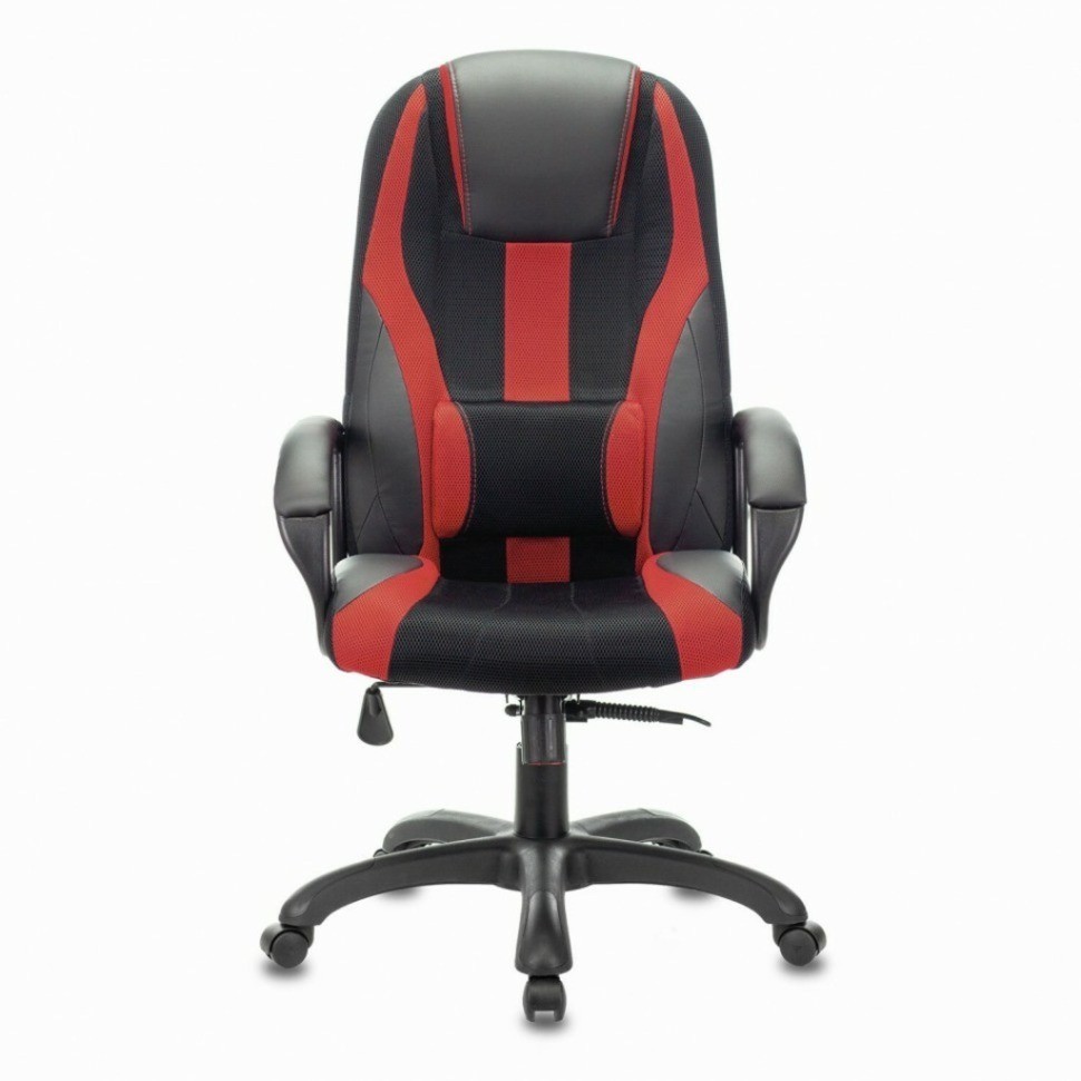 Кресло компьютерное Brabix Premium Rapid GM-102 до 180 кг экокожа/ткань черно-красное 532107 (84666)