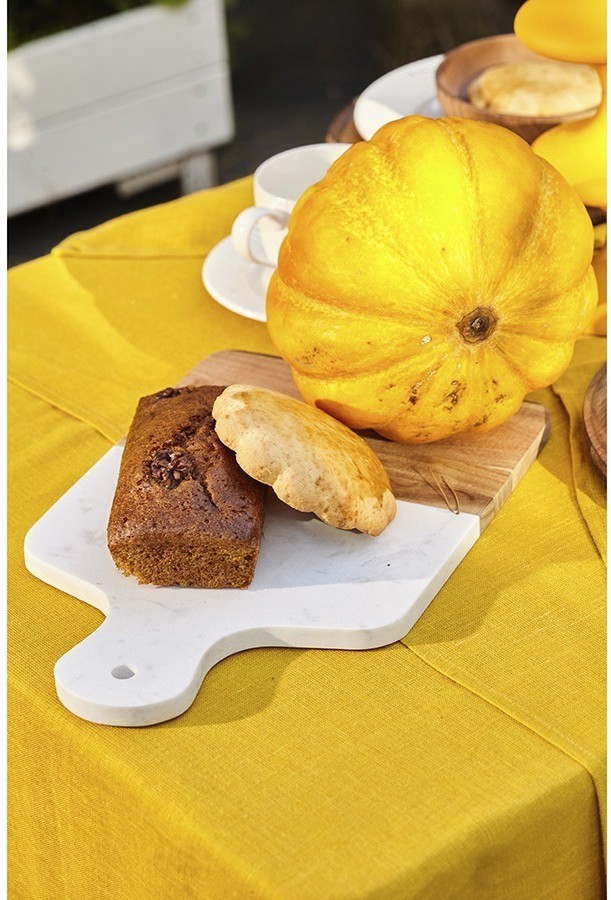 Доска сервировочная marm, 21,5х33,5 см, белый мрамор/акация (75935)