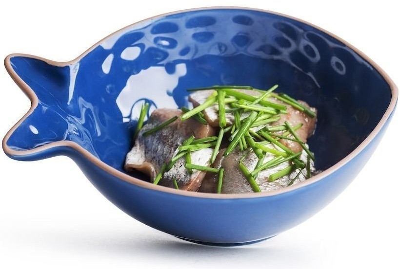 SagaForm Блюдо сервировочное "Рыба" малое синее Kitchen 5017826