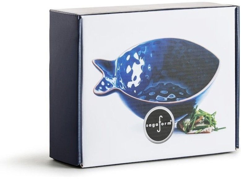 SagaForm Блюдо сервировочное "Рыба" малое синее Kitchen 5017826