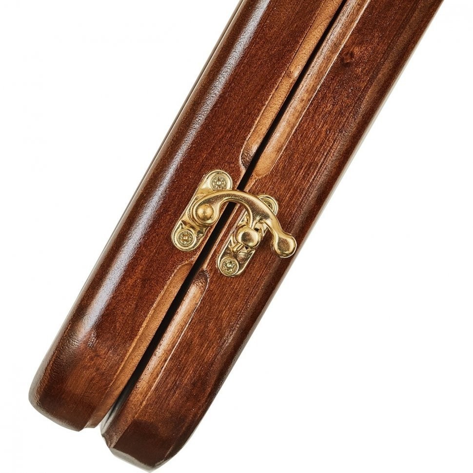 Нарды кожаные "Кобра" малые с ручкой (Россия, дерево, 40х20х5 см) (28433)