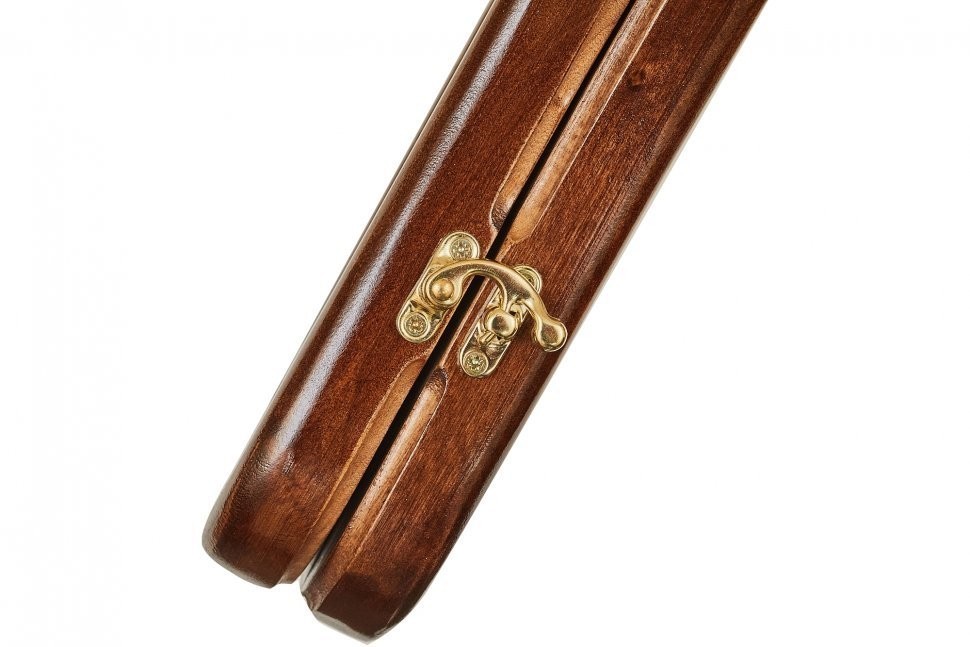 Нарды кожаные "Кобра" малые с ручкой (Россия, дерево, 40х20х5 см) (28433)
