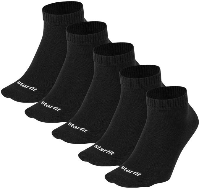 Носки спортивные Starfit Charge, черный, р. 39-42, 5 пар (2126330)
