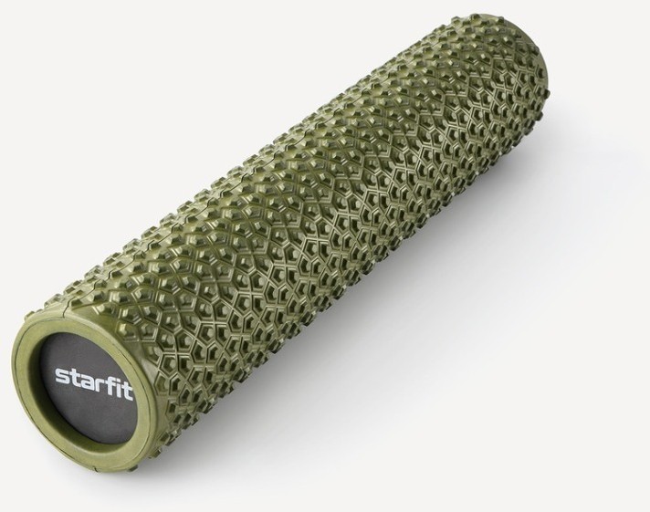 Ролик массажный FA-527, EVA, 56x12 cм, средняя жесткость, хаки (2109353)