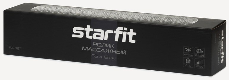 Ролик массажный FA-527, EVA, 56x12 cм, средняя жесткость, хаки (2109353)