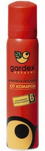 Аэрозоль Gardex Extreme от мошек и комаров 100мл (0151) (19022)
