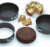 Набор из 3-х форм для выпекания серебристый KC KCCAKESET3