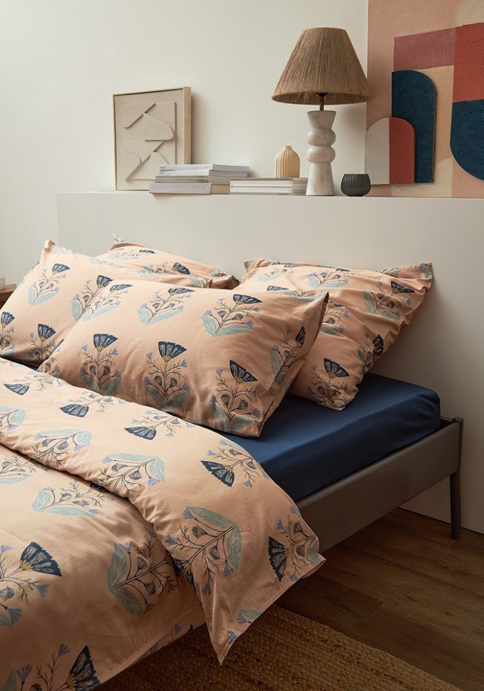 Набор наволочек "Летний цветок" из премиального сатина из коллекции russian north, 50х70 см (78462)