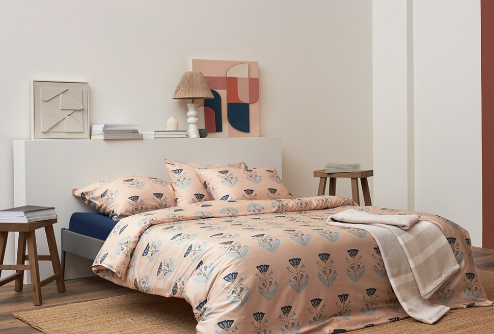 Набор наволочек "Летний цветок" из премиального сатина из коллекции russian north, 50х70 см (78462)