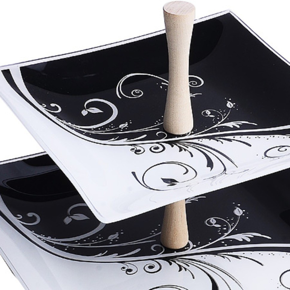 Ваза для фруктов ДУЭТ 2-х ярусная (161121)