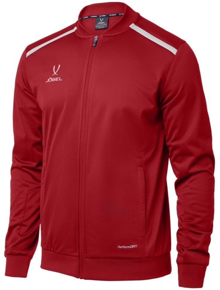 Олимпийка JOGEL DIVISION PerFormDRY Pre-match Knit Jacket, красный, детский (2126287)