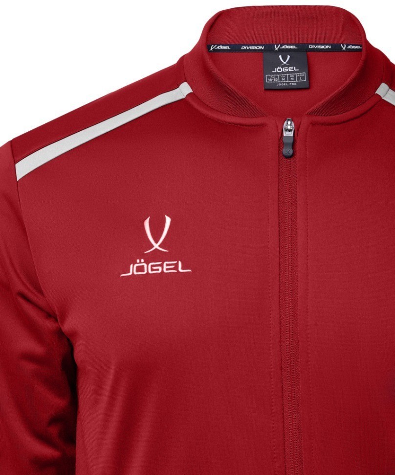 Олимпийка JOGEL DIVISION PerFormDRY Pre-match Knit Jacket, красный, детский (2126287)