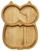 Менажница &quot;Сова&quot; деревянная, дуб ДРВ-13/1