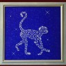Картина Звездная обезьяна с кристаллами Swarovski (1767)