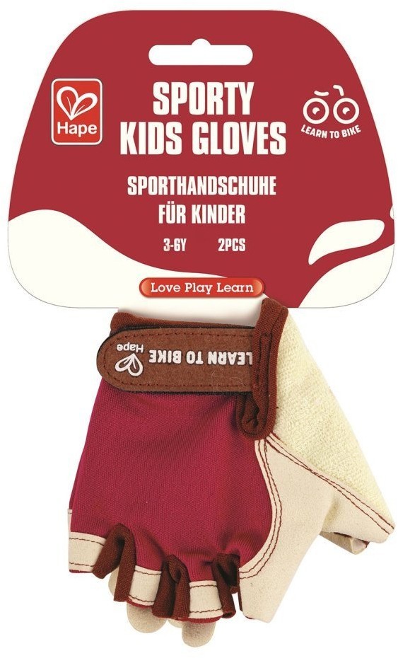 Детские спортивные перчатки, цв. Красный (E1095_HP)