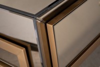 Консоль 2 ящика зеркало бронза/золото 120*42*76 см (TT-00013507)