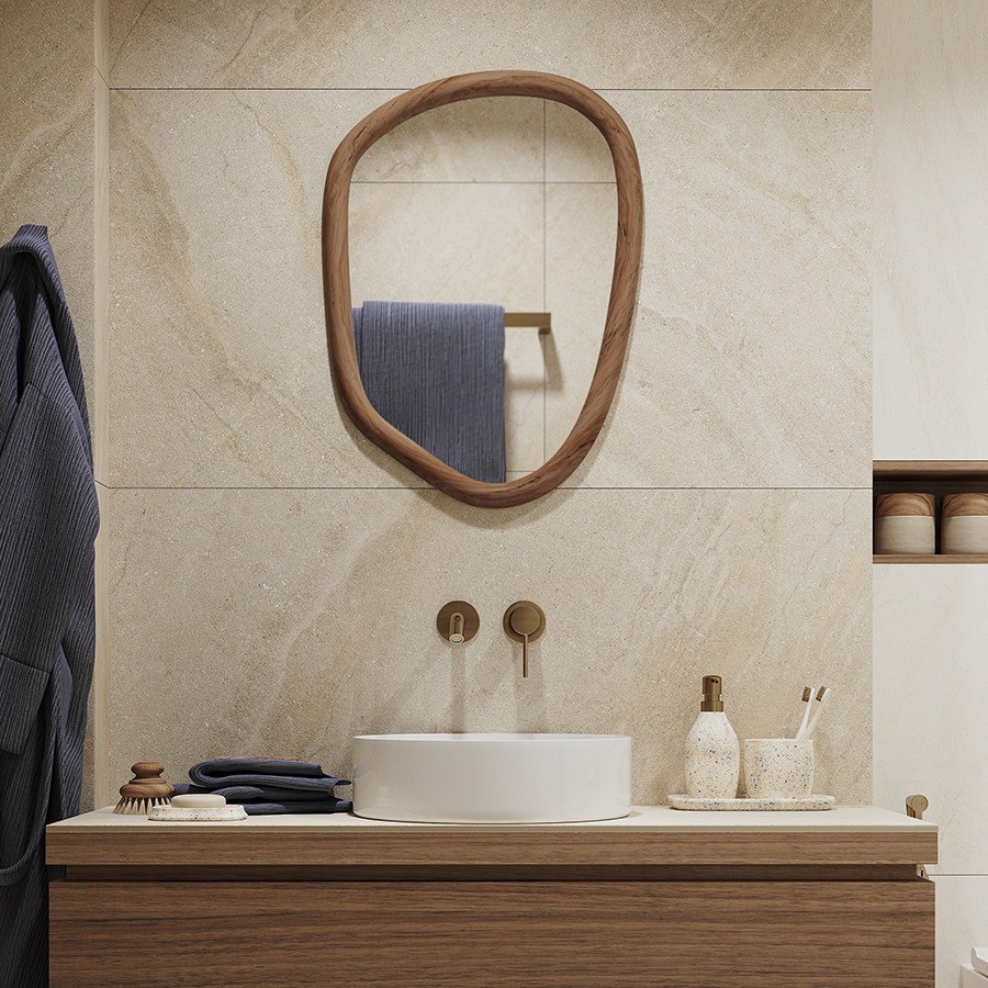 Стакан для зубных щеток mosaic, светло-бежевый (78883)