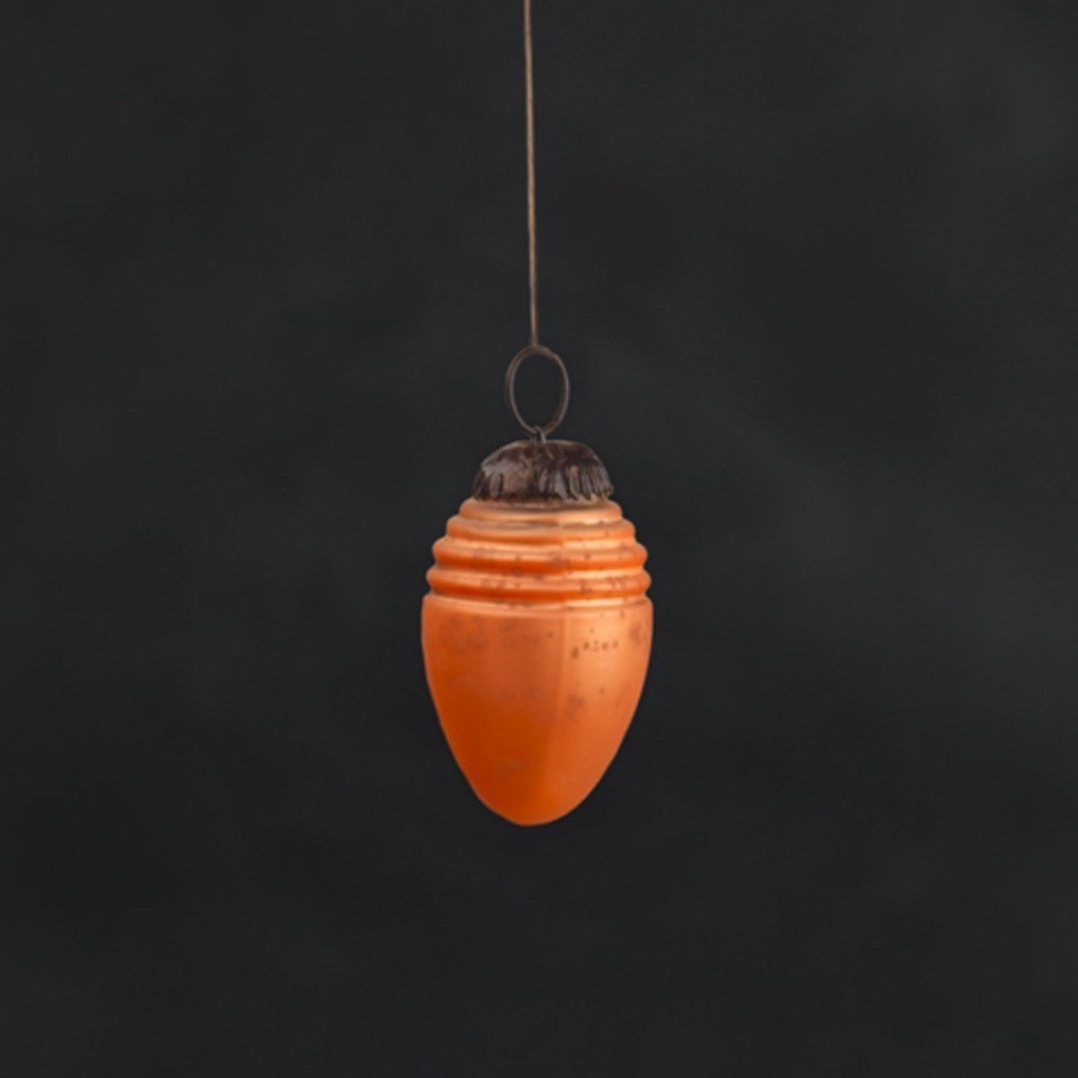 Новогодняя игрушка ATJ 453, стекло, orange, RESTORATION HARDWARE