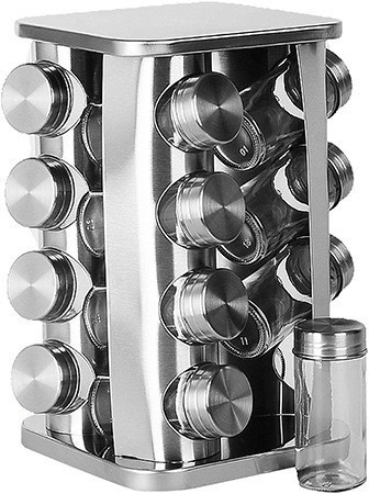 Набор для специй на подставке 16 баночек (24 специи внутри) MAYER BOCH (40580)