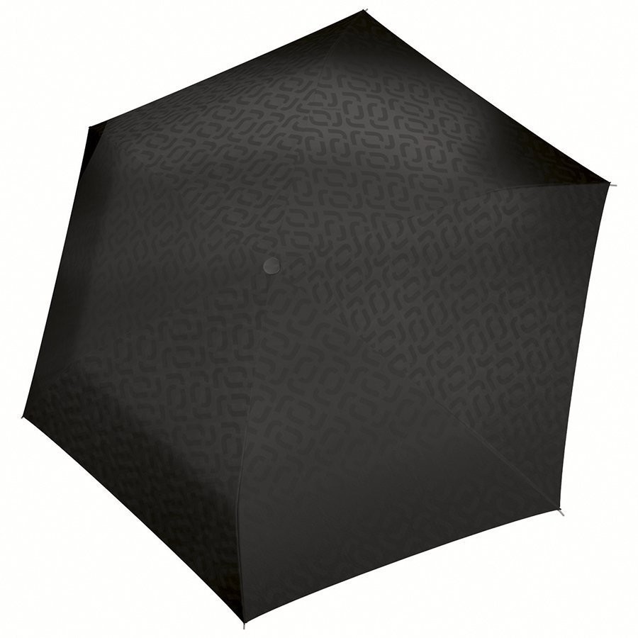 Зонт механический pocket mini signature black hot print (72261)