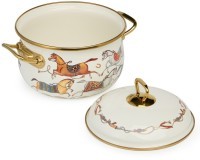 Кастрюля lefard эмалированная с крышкой, серия passage, 2,8л, диа.18см подходит для индук.плит (950-652)