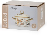 Кастрюля lefard эмалированная с крышкой, серия passage, 2,8л, диа.18см подходит для индук.плит (950-652)