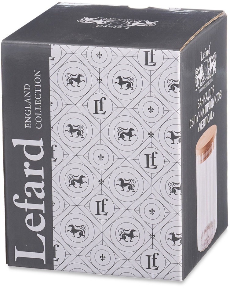 Банка для сыпучих продуктов "vertical" 850 мл/10х13 см Lefard (675-126)