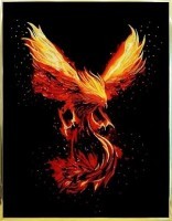 Картина Феникс с кристаллами Swarovski (2407)
