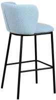 Стул барный foggy, букле, голубая пудра (78066)