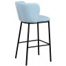 Стул барный foggy, букле, голубая пудра (78066)