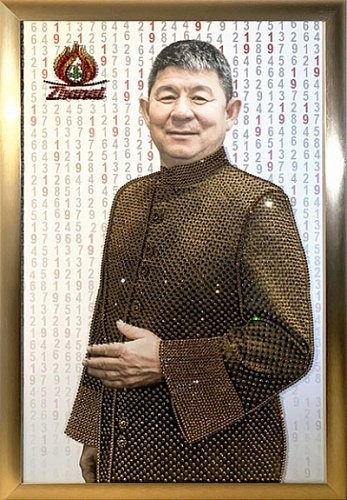 Картина Портрет 33 с кристаллами Swarovski (2311)