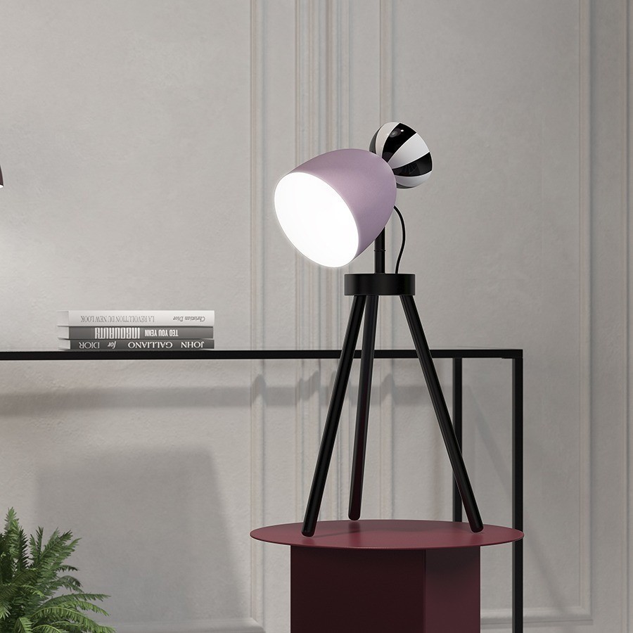 Светильник настольный anniken, D20х58 см, лиловый (76513)