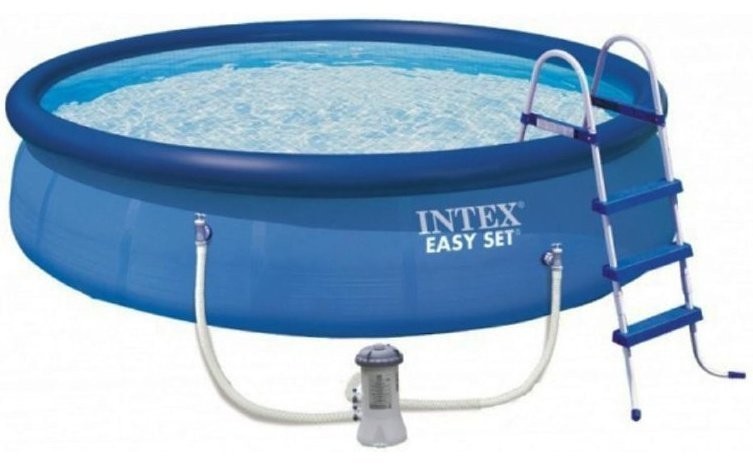 Бассейн надувной Intex Easy Set + фильтр-насос (26166) 457х107 см (71477)