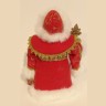 Дед мороз в красной шубе и белой шапке 30 см (84672)
