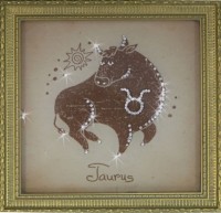 Картина Телец малый с кристаллами Swarovski (1714)