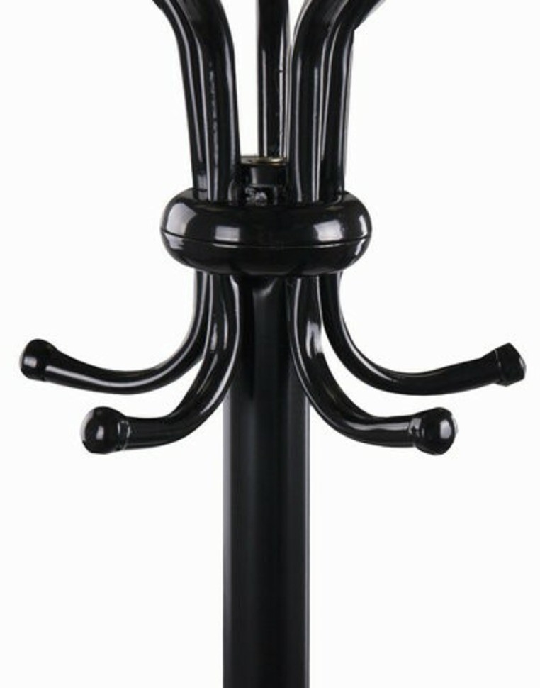 Вешалка-стойка Ажур-2, 1,89 м, основание 46 см, 5 крючков, металл, черная, 602353 (96530)