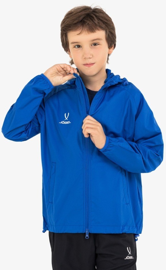 Куртка ветрозащитная JOGEL CAMP Rain Jacket, синий, детский (2095790)