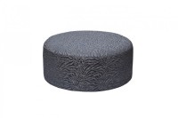 Пуф круглый Murano 80 жаккард принт синий Ana SIN 80*80*33см (TT-00011021)