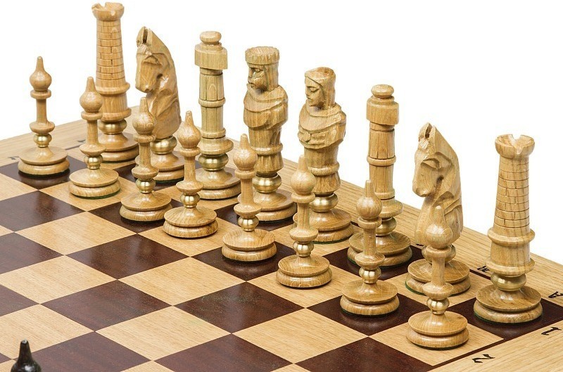 Шахматы "Роял", маркетри, Madon (33380)