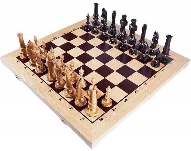 Шахматы "Роял", маркетри, Madon (33380)