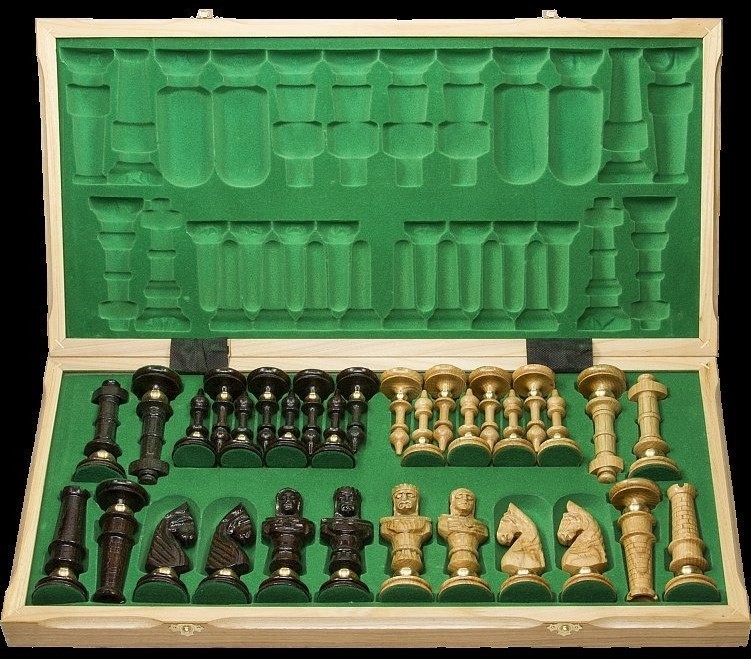 Шахматы "Роял", маркетри, Madon (33380)