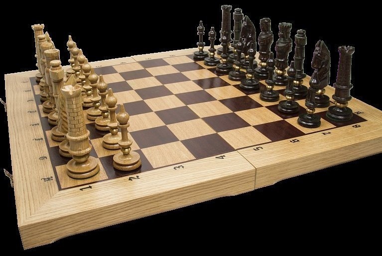 Шахматы "Роял", маркетри, Madon (33380)